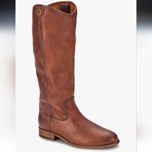 Frye Melissa Button Boot Brown 8.5